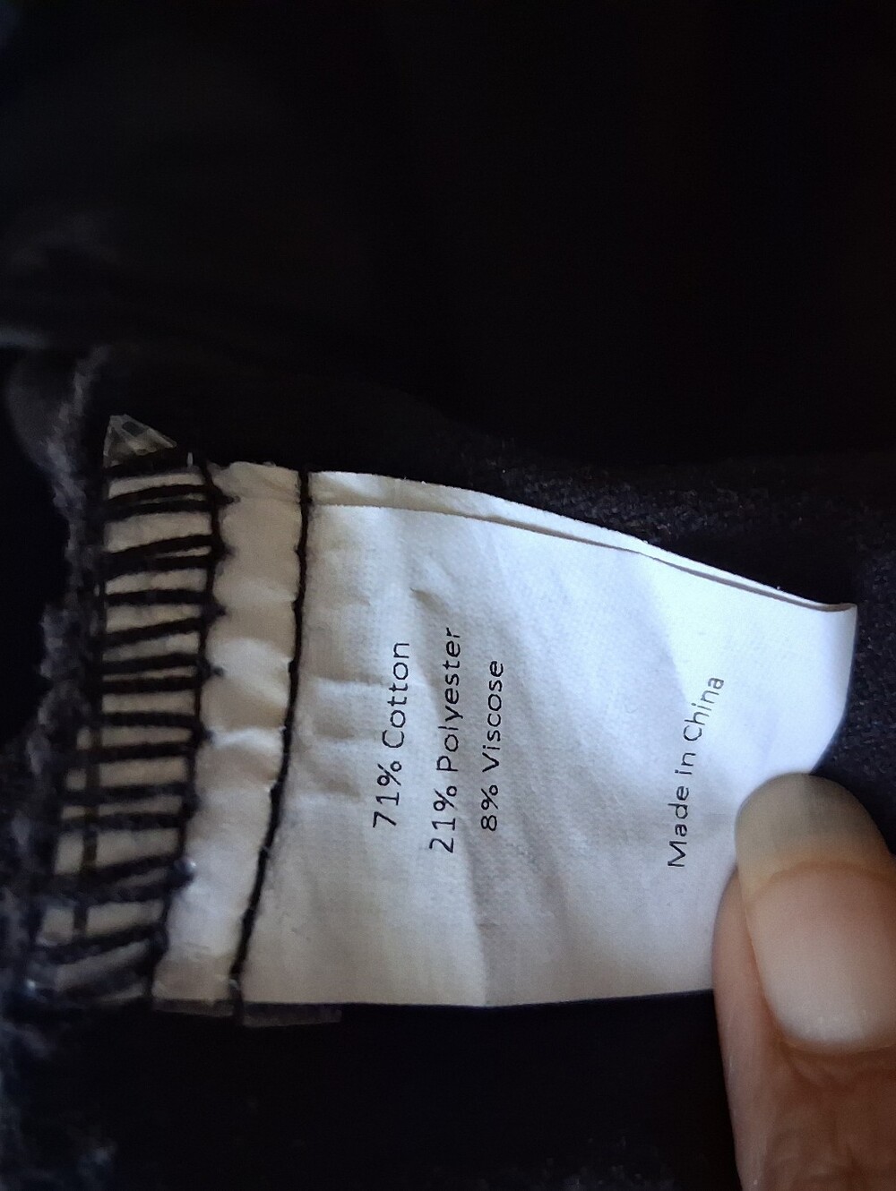Black Button-Front Denim Dress - Picture 3 of 4